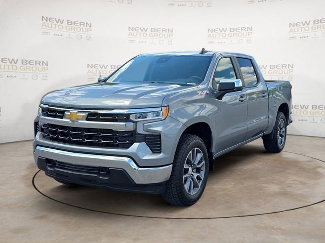 2026 Chevrolet Silverado 1500 LT in Sterling Gray Metallic — front three-quarter view