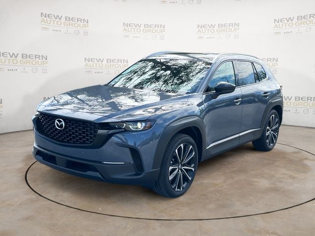 2026 Mazda Mazda CX-50 2.5 S Premium AWD in Polymetal Gray Metallic — front three-quarter view