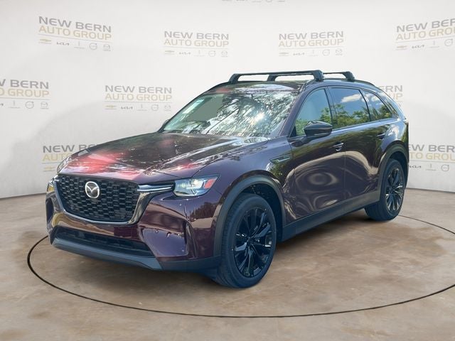 2026 Mazda Mazda CX-90 3.3 Turbo Premium Sport AWD in Artisan Red Premium — front three-quarter view