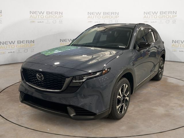 2026 Mazda Mazda CX-5 2.5 S Preferred AWD in Polymetal Gray Metallic — front three-quarter view