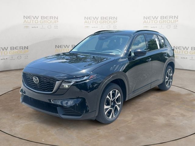 2026 Mazda Mazda CX-5 2.5 S Preferred AWD in Jet Black Mica — front three-quarter view