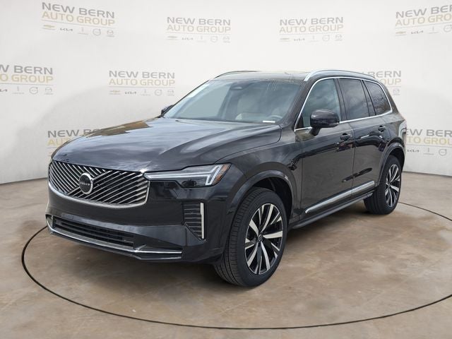 2026 Volvo XC90 B5 Core in Onyx Black Metallic — front three-quarter view